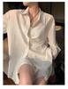Women's Loose Casual Sports Set: Thin Sun Protection Long Sleeve Shirt & Wide Leg Shorts - New Korean Summer Style
