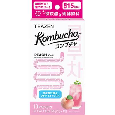Senku TEAZEN Kombucha Pesca 10 bottiglie benefici per la bellezza Benefici Funzionali Prodotto benefici per la bellezza