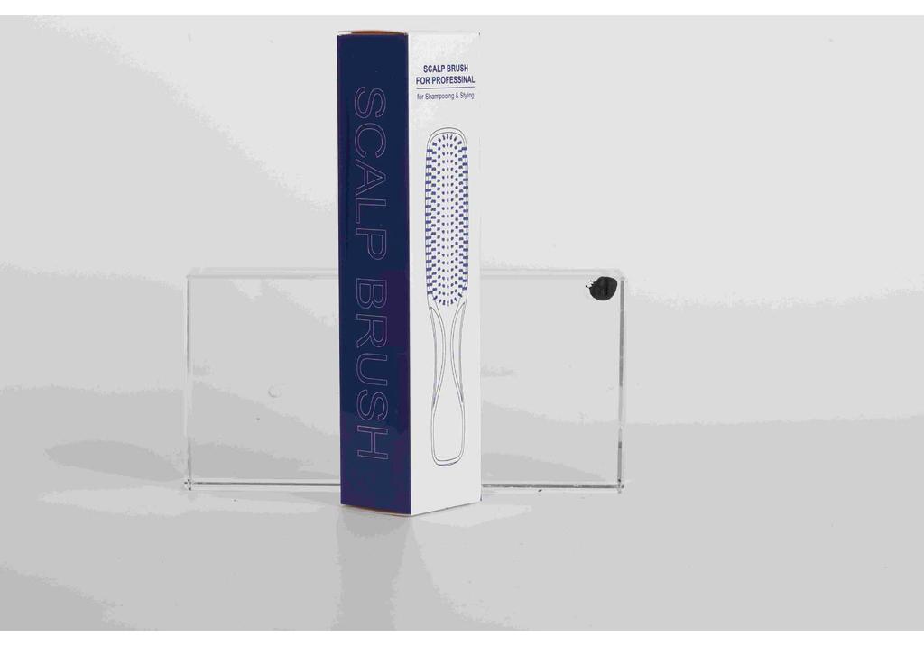 Dual-Use Fluffy Styling & Detangling Comb with Soft Fine Needles and Massage Feature