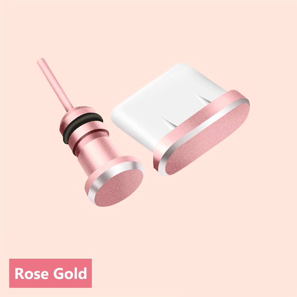 Type C Plug Dust Plug 3.5mm Earphones Jack Sim Card Pin USB Type-C Anti Dust Plug Accessories For Samsung iPhone Huawei Xiaomi2