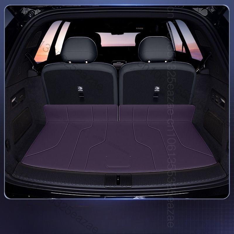 For Tesla Model YL 2026 2025 2027 Leather Trunk Mats Fully Surrounded Waterproof Non-Slip Liner Custom Floor Mat Accessorie