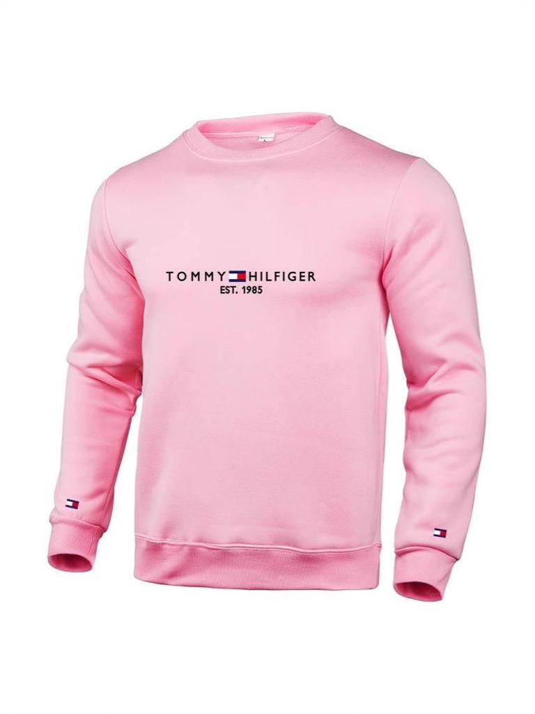 Neuer Unisex Sport Fleece Pullover Hoodie - Lässiger lockerer Schnitt, Langarm, Rundhalsausschnitt