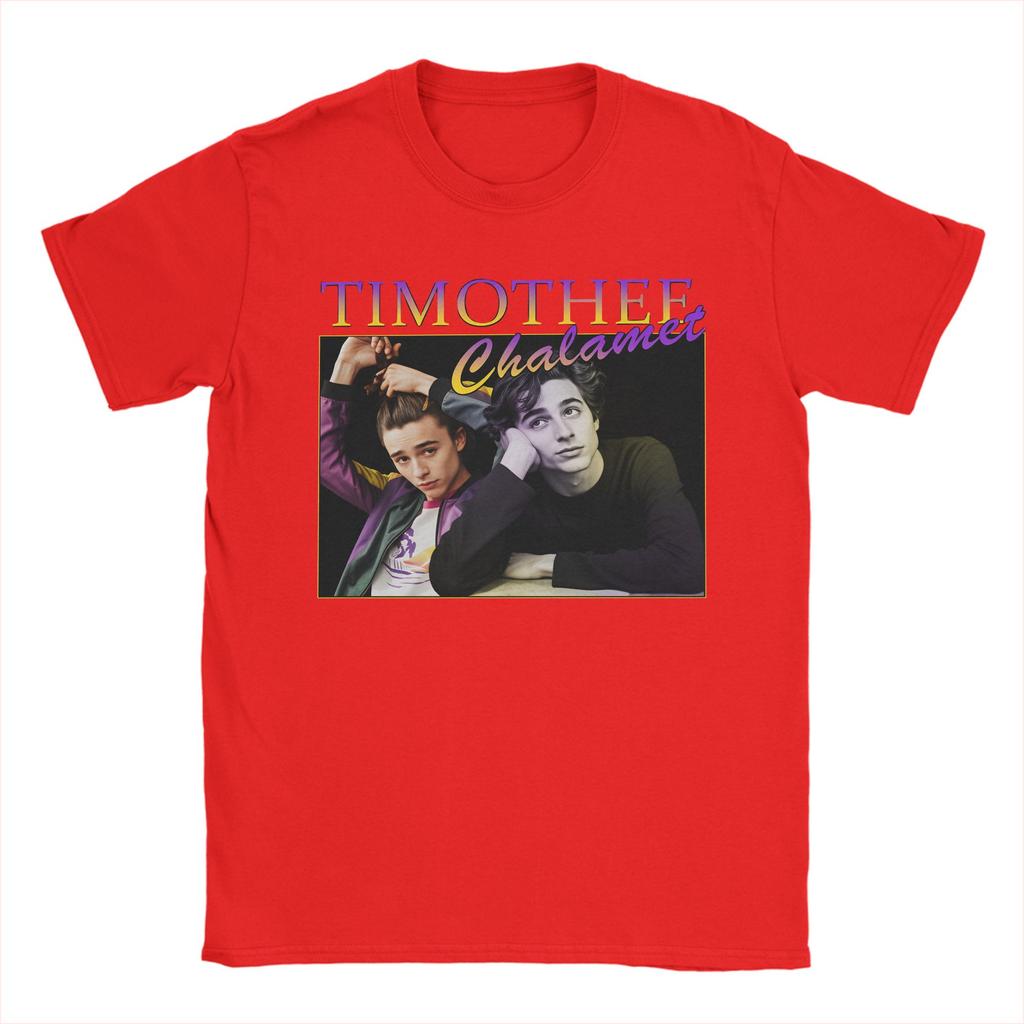 Timothee Chalamet American Actor TShirt Harajuku TShirts Couple Cotton ONeck Oversize Top Tees Short Sleeve Y2K Funny Tops