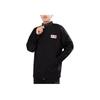 Li-Ning Sports Trend Series Logo Embroidered Loose Knit Jacket Men Jacket Black AFDR989-1