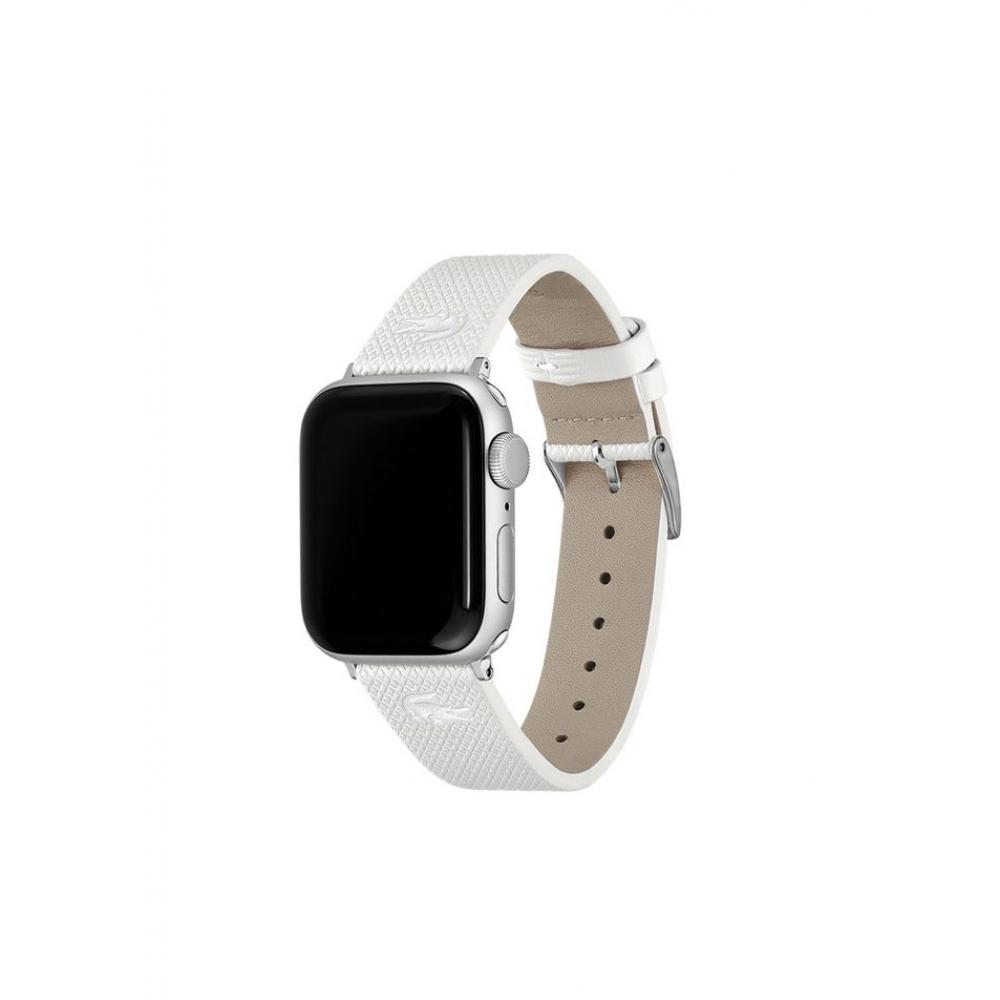 Lacoste Pulseira de couro Apple Watch oficialmente importada 38 40mm 2050025