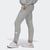 adidas Knitted Sweatpants Women's Gray Moderate Cuffed Pants HG4363