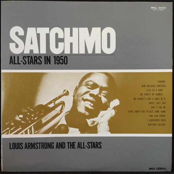 

LP Record LOUIS ARMSTRONG Satchmo Allstars In 1950 MCL3003 MCA 1975 Japan Jazz Used