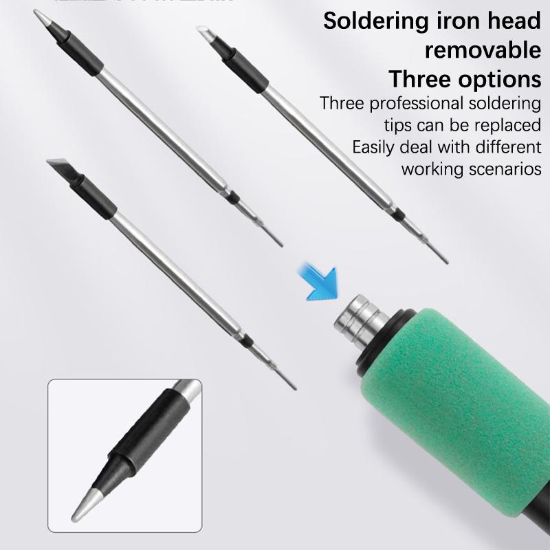 Usb Soldering Iron Adjustable Temperature Electric Soldering Iron Welding Solder Repair Tool Heater Soldering Tip Soldering Wire