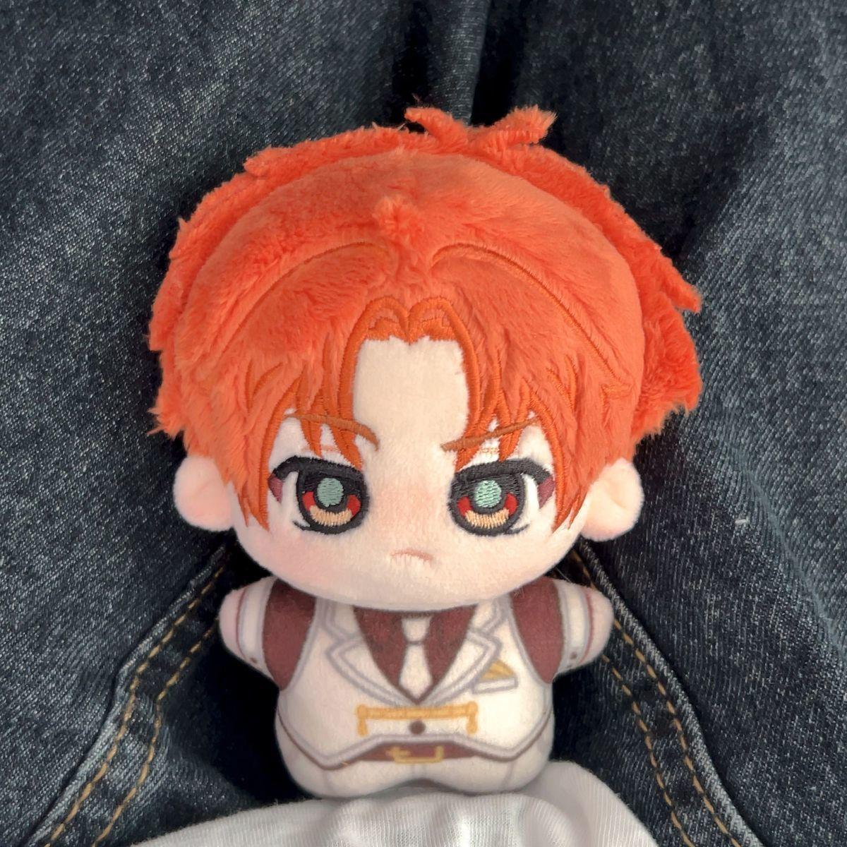 Japanse Anime Toilet-Bound Hanako-Kun Q Versie Zak Kort Pluche Poppetje Bagage Rits Schattige Decoratie Anime Liefhebber Verzamelen red