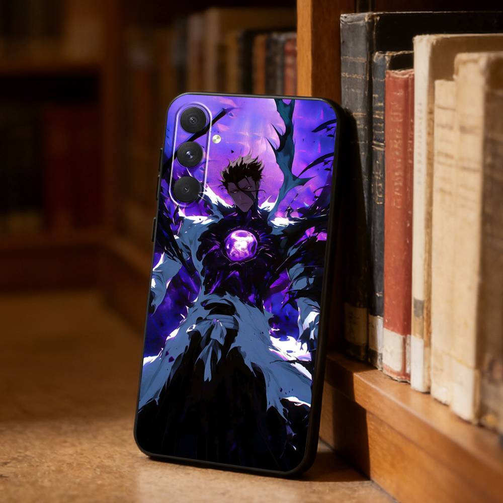 Anime B-Bleachs Aizen Sosuke Phone Case For Samsung S26,S25,S24,S23,S22,S21,Plus,Fe,Lite,Others Black Cover