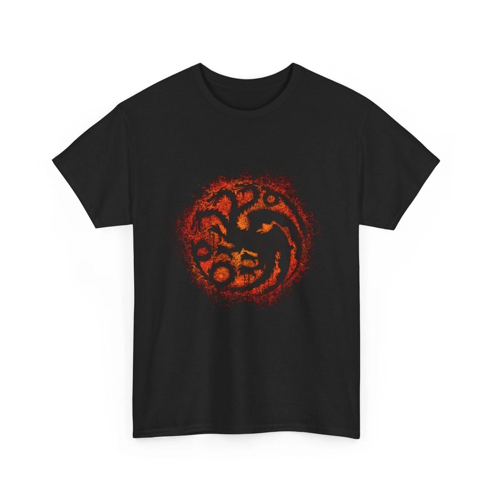 Game Of Thrones T-Shirt - House Targaryen Shirt - War Dragon - GOT Shirt S