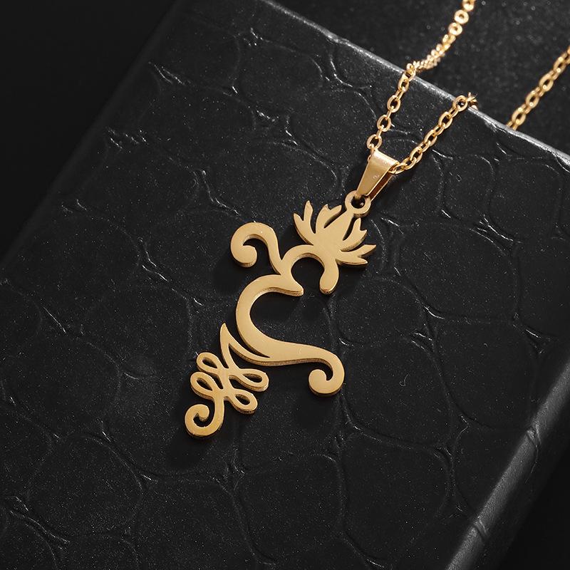 Hot-selling Fashion New Product Design Totem Mysterious Symbol Pendant Necklace