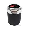 Suede Car Interior Ashtray Portable Garbage Box Storage Barrel For Ford Focus 2 3 Mondeo Kuga Fiesta MK7 Escort Edge C-Max Fiest