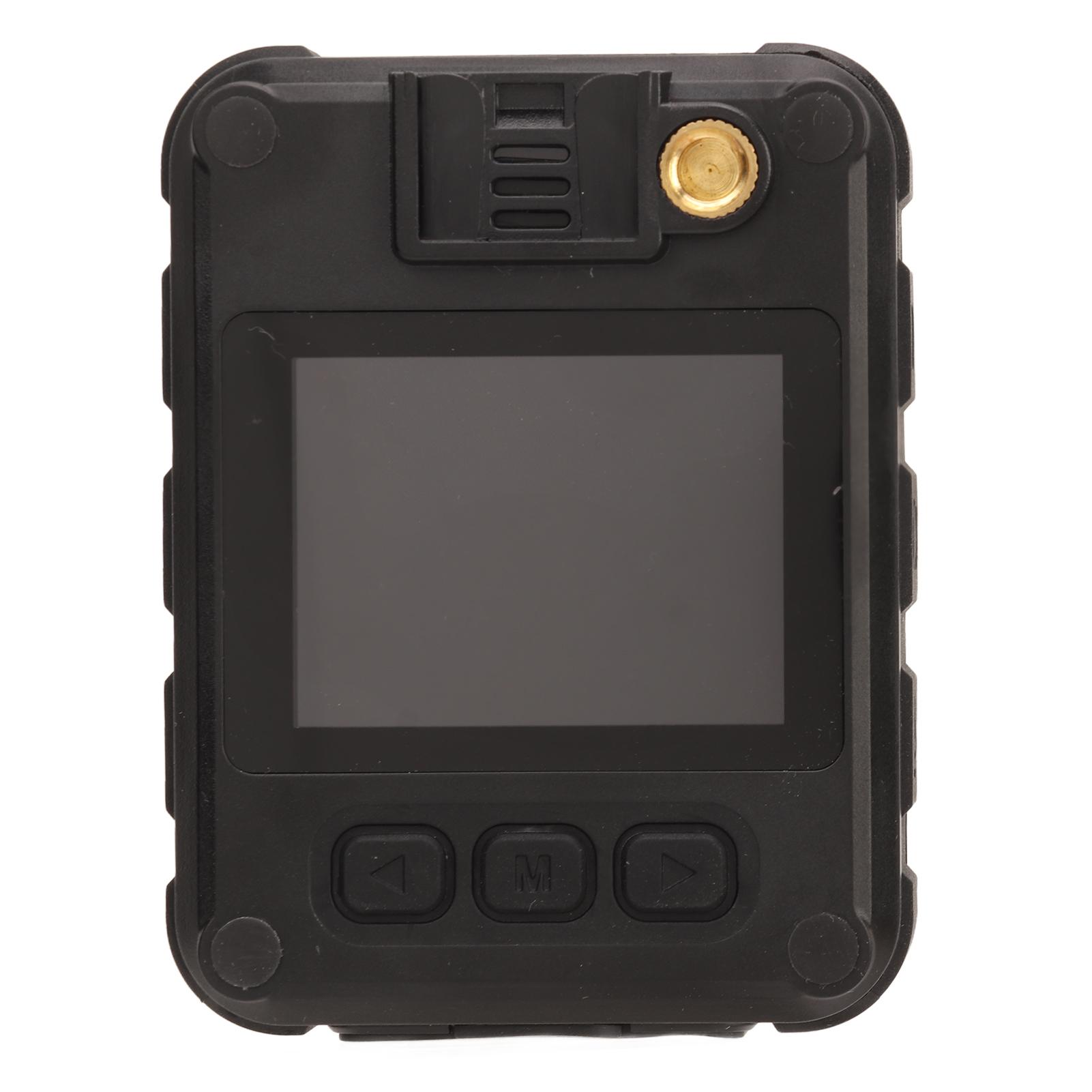 

Body Video Camera 2in Screen Wearable Camera 2K HD WiFi Wide Angle 1800mAh Battery Motion Detection