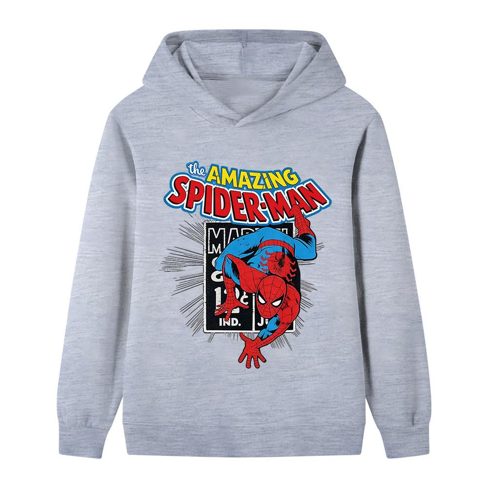 B1427 Multi-color Kids Boys Girls Printed Casual Long Sleeves Hoodie
