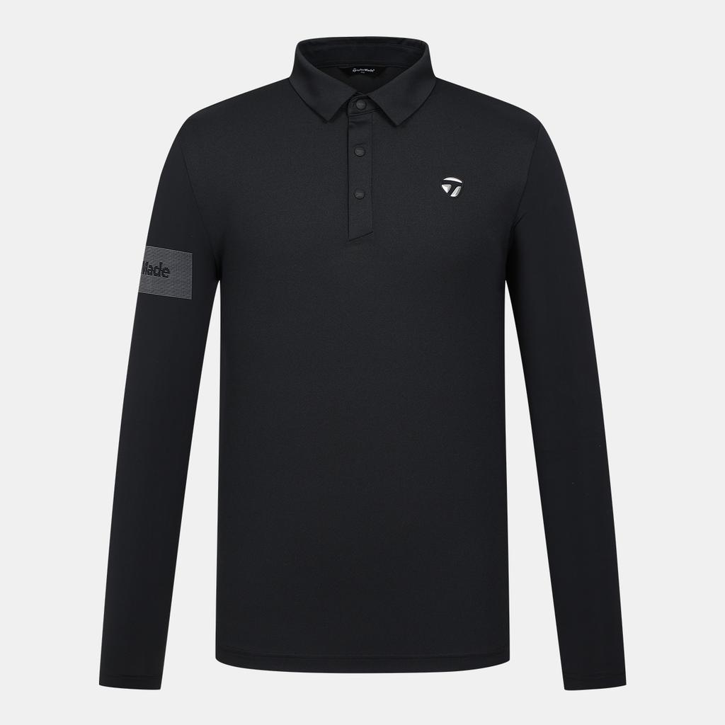 TAYLORMADE APPAREL 26Ss Men'S 50D Cooling Sleeve Collared T-Shirt T8031T61243-199