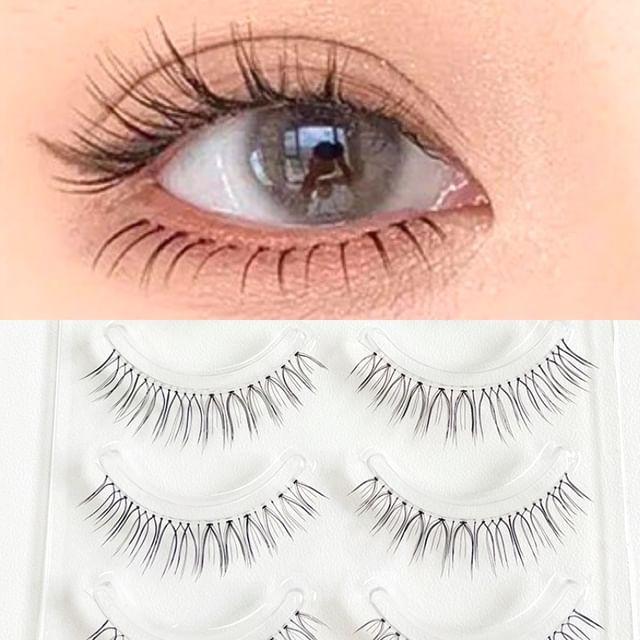 

Bonnie Wisp - False Eyelashes 02 - 5 Pairs - Black - One Size