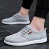 Men Breathable Casual Canvas Shoes Male Lace-up Office Work Shoes Father Walking Sneakers Youth Boy Flats Zapatillas Hombres