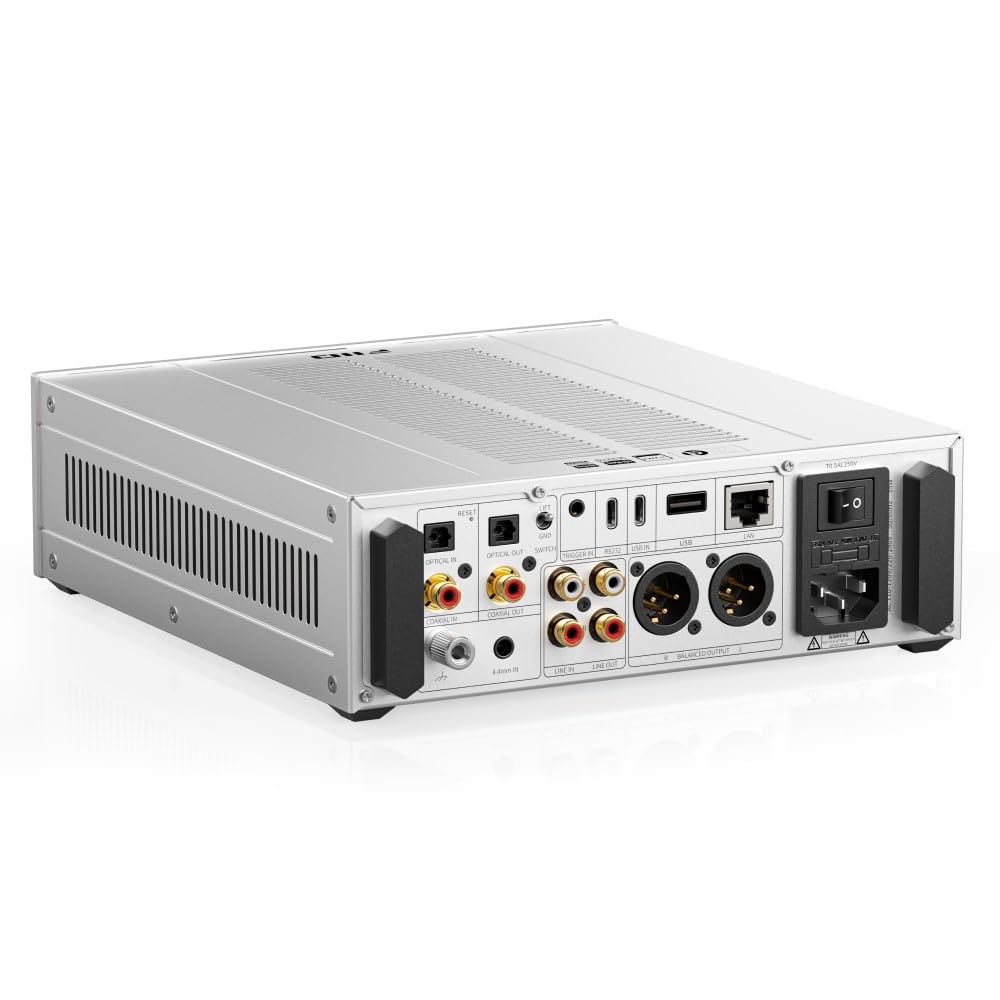 FIIO K17 [Ships from an Authorized Japanese Retailer, Serial Number Included] Headphone Amplifier with Built-in USB DAC (Silver)