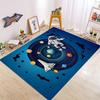 Astronaut Space Scence Area Rugs  Anti Slip Kitchen Carpet for Kitchen Living Room Bedroom Floor Mat Washable Area Flannel Rugs