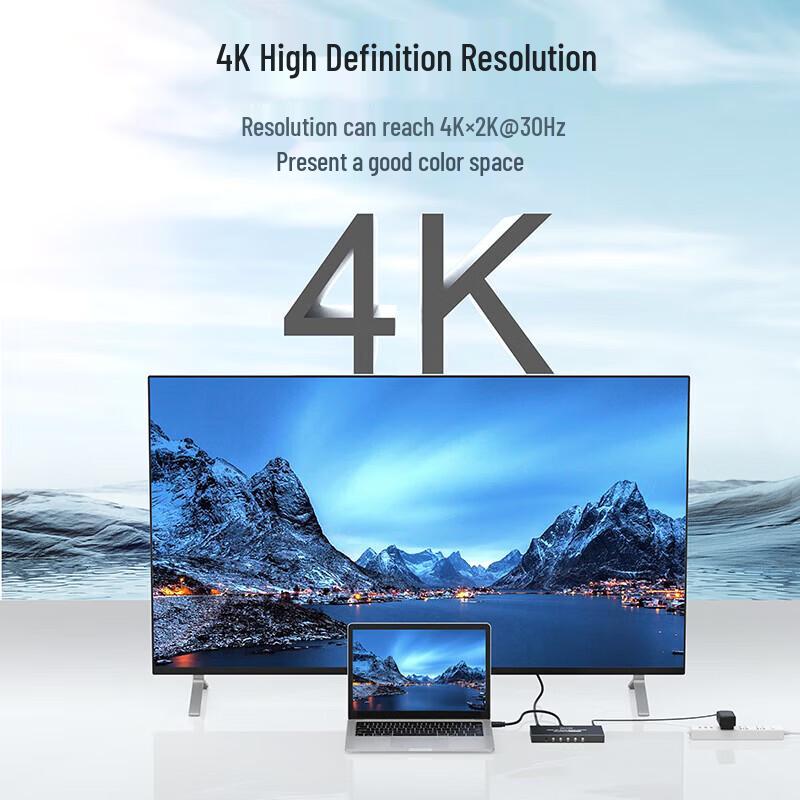 4K HDMI 4x1 Quad Multi-Viewer Splitter