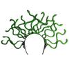 Medusa Halloween Photo Booth Props Metallic Snake Headbands Party Headpiece Crown Headbands for Music Festivals