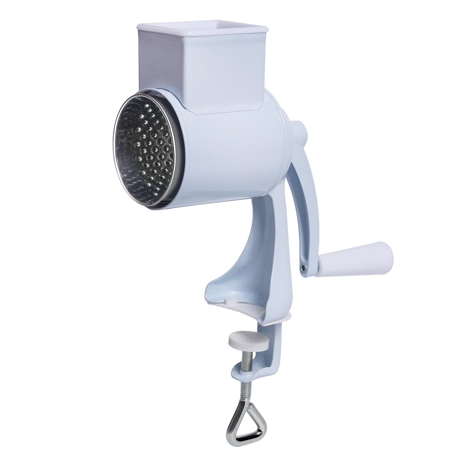 Hand-Cranked Stainless Steel Cheese Grater & Peanut Crusher