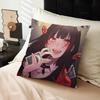Japanese Manga Kakegurui Pillow Gift Home Office Decoration Bedroom Sofa Car Cushion Cover Case 45X45