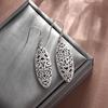 Retro Popular Hollow Earrings Crescent Pattern Earrings for Men and Women Trendy Hip-Hop Rock Earrings Jewelry