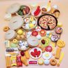 22/31/44/84PCS Miniature Steamer Buns Simulation Kitchen Toy Multicolor Chinese Breakfast Toy  Gift