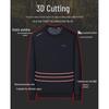 Luomeng Herren Winter Pullover mit Fleece-Futter BY1826