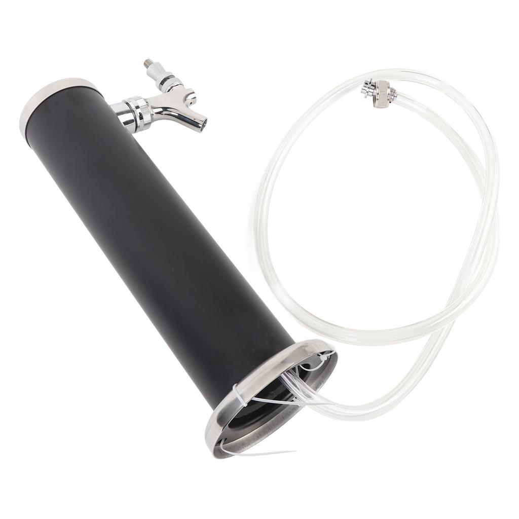 Single Tap Stainless Steel Draft Beer Tower 3 Inch Column Draft Beer Tower Dispenser Kit for
