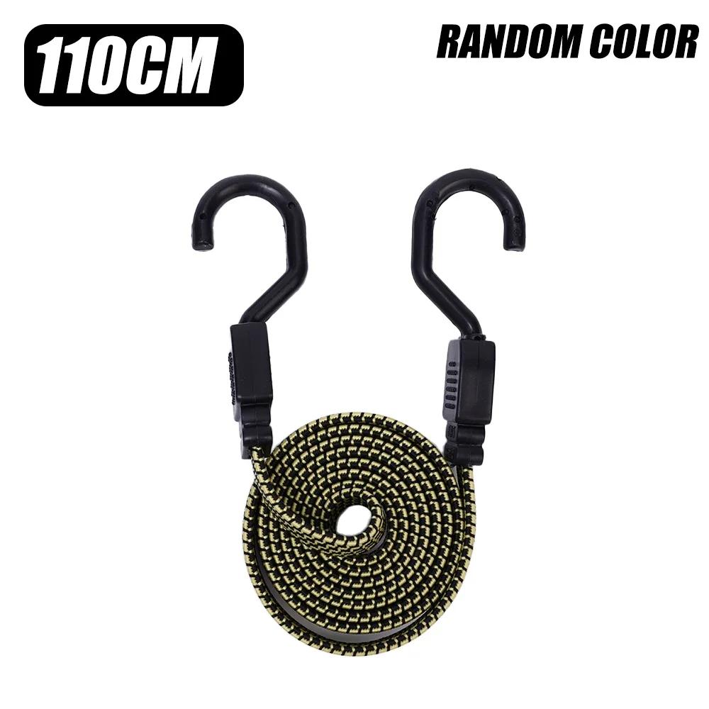 Bungee Cords Heavy Duty Luggage Bungee Straps with Hooks Antislip Flat Elasticity Rope Elastic Bungees Cords for Cargo Luggage