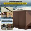 Pop-up Camping Gazebo Camping Canopy Shelter 6 Sided 12' x 12' Sun Shade
