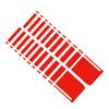Universal 1 Pair Car Truck Body Hood Stripe Decal Decoration Graphic Sticker Red Vinyl
