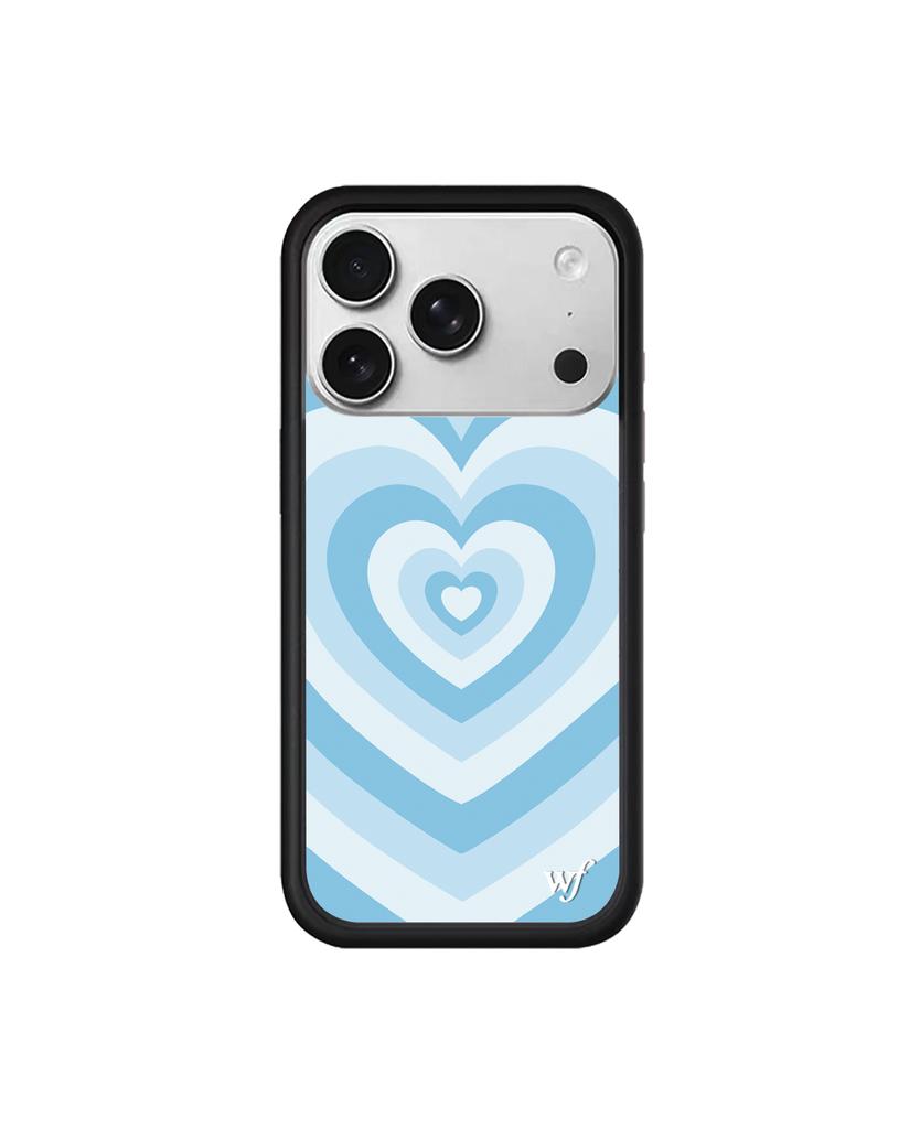 New WildFlower Style Phone Case with Gradient Heart & Bow Ribbon Print For iPhone 17 16 15 14 13 12 Pro Max Plus air Frame Shock