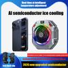 TH28 Semiconductor Phone Cooler 15V/2A High Powerful Cooling Radiator Multi Gears Adjustable Temperature Control with RGB Lights 6