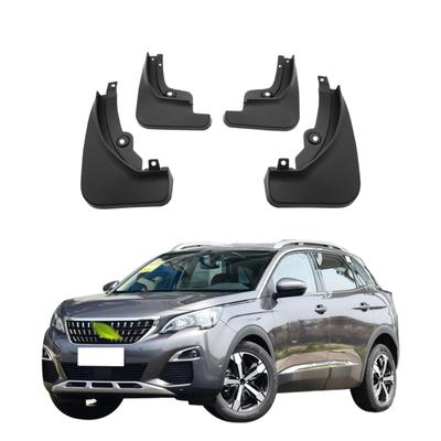 4 STK Bil Mud flaps Sprutbeskyttere Skjermer Bil Mud Flaps Kompatibel med Peugeot 3008 Mk2 GT 2017 2018 2019