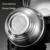 Sikaizhuo 304 Stainless Steel Double-Layer Insulated Bowl