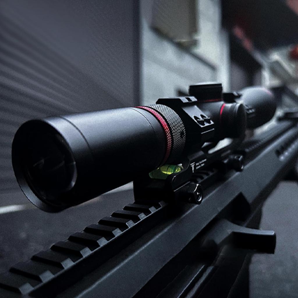 SKEERY Riflescope, 3-9x40IR Variable Zoom Sight, Airsoft Compatible, Includes 20mm High Mount Ring