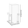 Aquarium Accessories Parts with Brackets Tabletop DIY Home Living Room Creative Office Easy Install Auto Refill Decoration