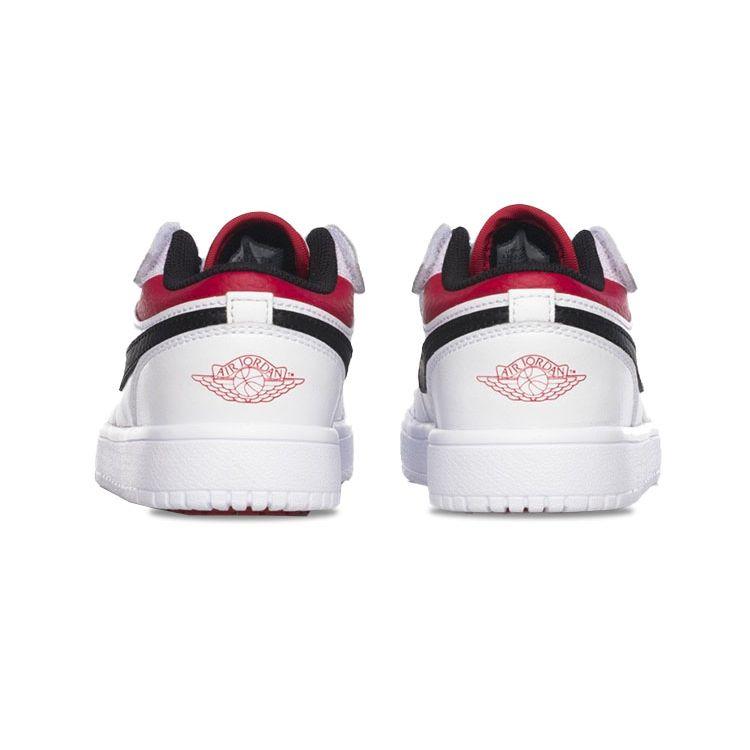 Air Jordan 1 Low ALT PS White Gym Red Kids Sneakers Black BQ6066-118