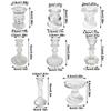 Glass Crystal Ball Base Photography Props Transparent Glass Sphere Holder Craft Crystal Ball Display Stand for Home Decoration