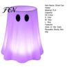 Purple Glow Cup Cover 3D Printed Halloween Ghost Can Holder, Glow?in?the?Dark Soda Beverage Glow-in-the-dark Holder Cover, Cute Tabletop