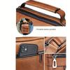 Crossbody Bag Women'S Shoulder Bag Vintage Leather Vertical Hand Business Women'S Casual Leather Bag Satchel Bag For Women