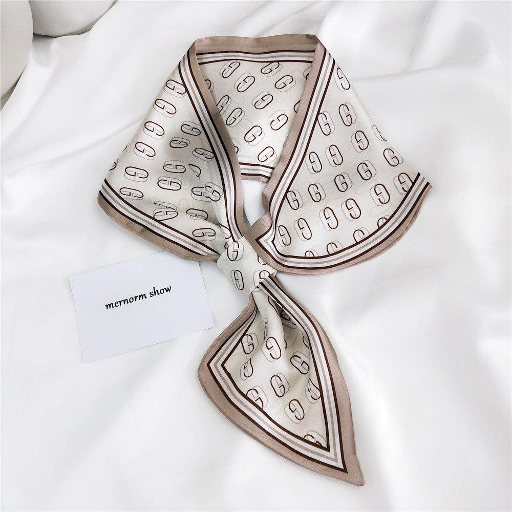 Nové šatky Hodvábne šatky Dámska jarná a jesenná sezóna Dlhé dekoratívne profesionálne šatky Letné tenké štýly spárované s košeľami Štýlové