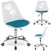 White Unicorn Swivel Chair with White Base