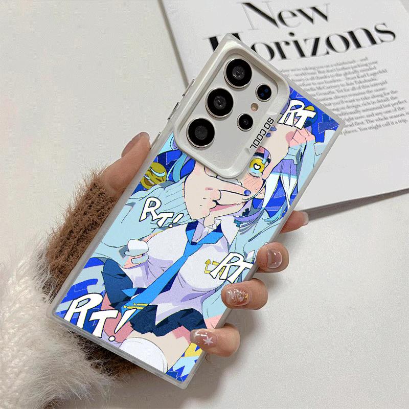 Anime Kwaii Girl Ins Style Soft Phone Case for Samsung Galaxy S24 S25 FE S26 Edge S23 Ultra S22 Plus S21 + Shockproof Cover Back