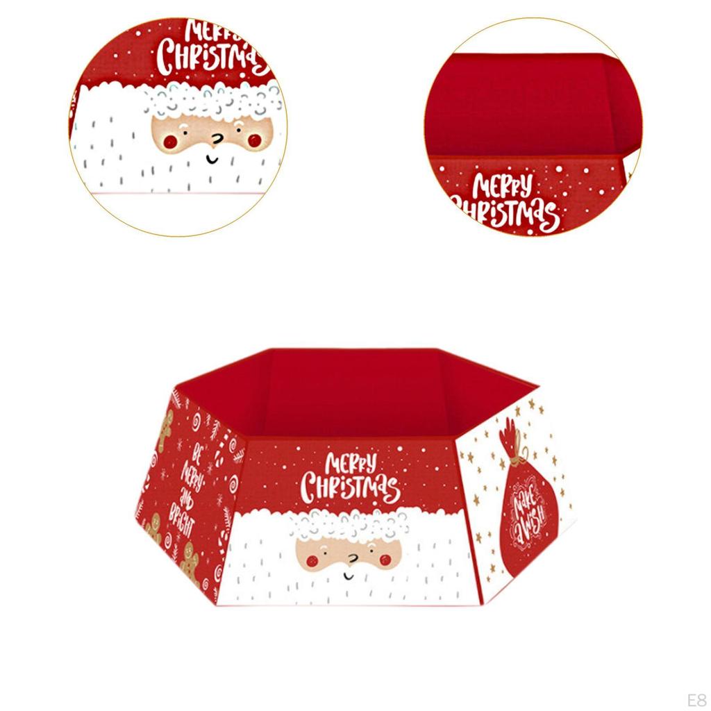 Vánoční stromeček dekorace límec Ornament šestiúhelník, Xmas Decor Base