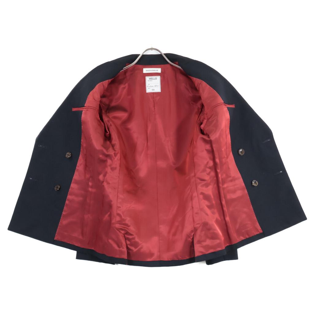 MADISON BLUE Marineblau MB181-1009 6-Knopf Doppelblazer Jacke Jacke OO Marineblau Gebraucht
